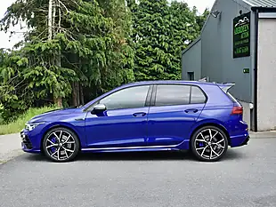 Used 2024 Volkswagen Golf R Blue - Interior and Exterior details 10