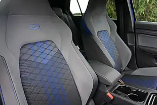Used 2024 Volkswagen Golf R Blue - Interior and Exterior details 12
