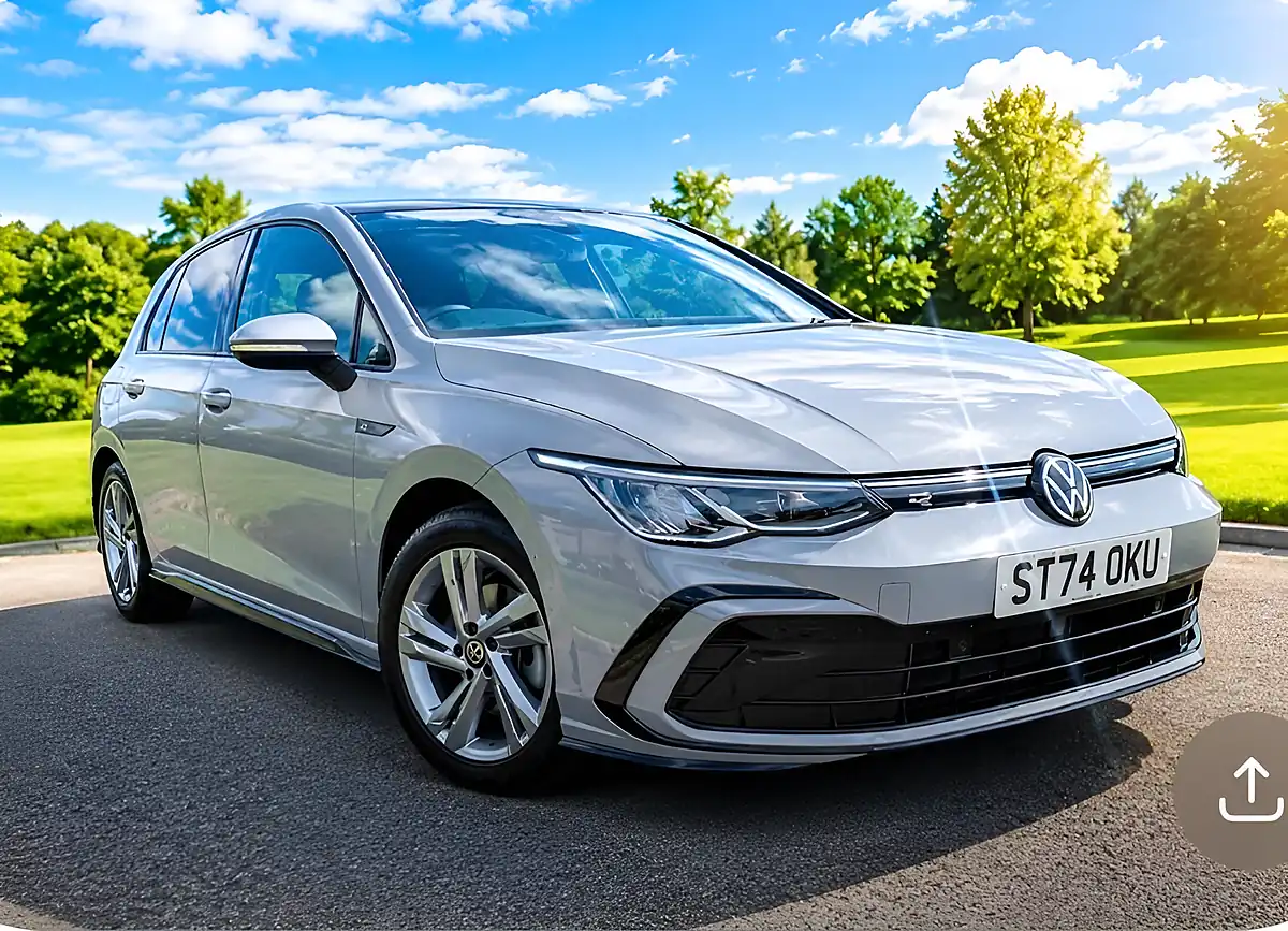 Used 2024 Volkswagen Golf R-Line Grey - Front View
