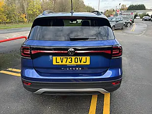 Used 2024 Volkswagen T-Cross Black Edition Blue - Interior and Exterior details 13