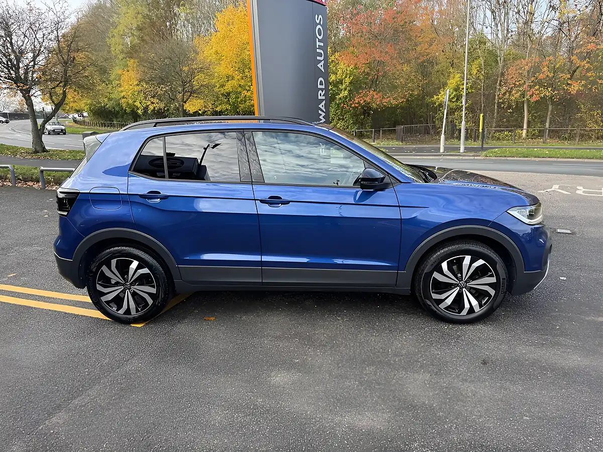 Used 2024 Volkswagen T-Cross Black Edition Blue - Interior and Exterior details 4