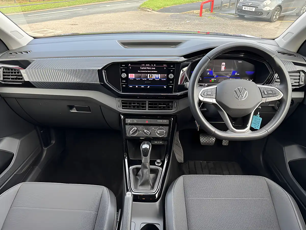 Used 2024 Volkswagen T-Cross Black Edition Blue - Interior and Exterior details 5