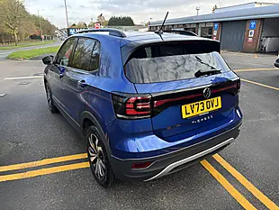 Used 2024 Volkswagen T-Cross Black Edition Blue - Interior and Exterior details 9