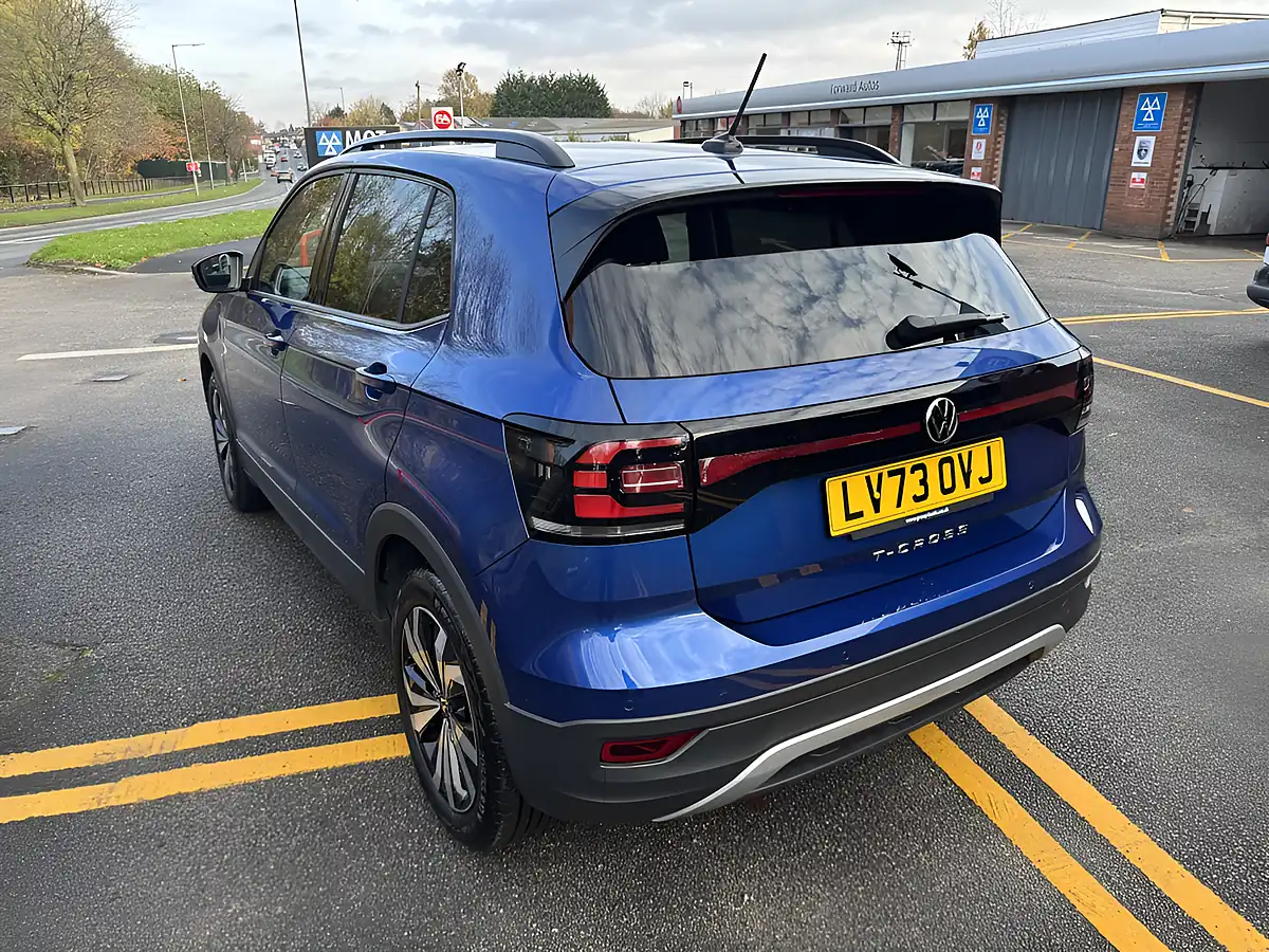 Used 2024 Volkswagen T-Cross Black Edition Blue - Interior and Exterior details 9