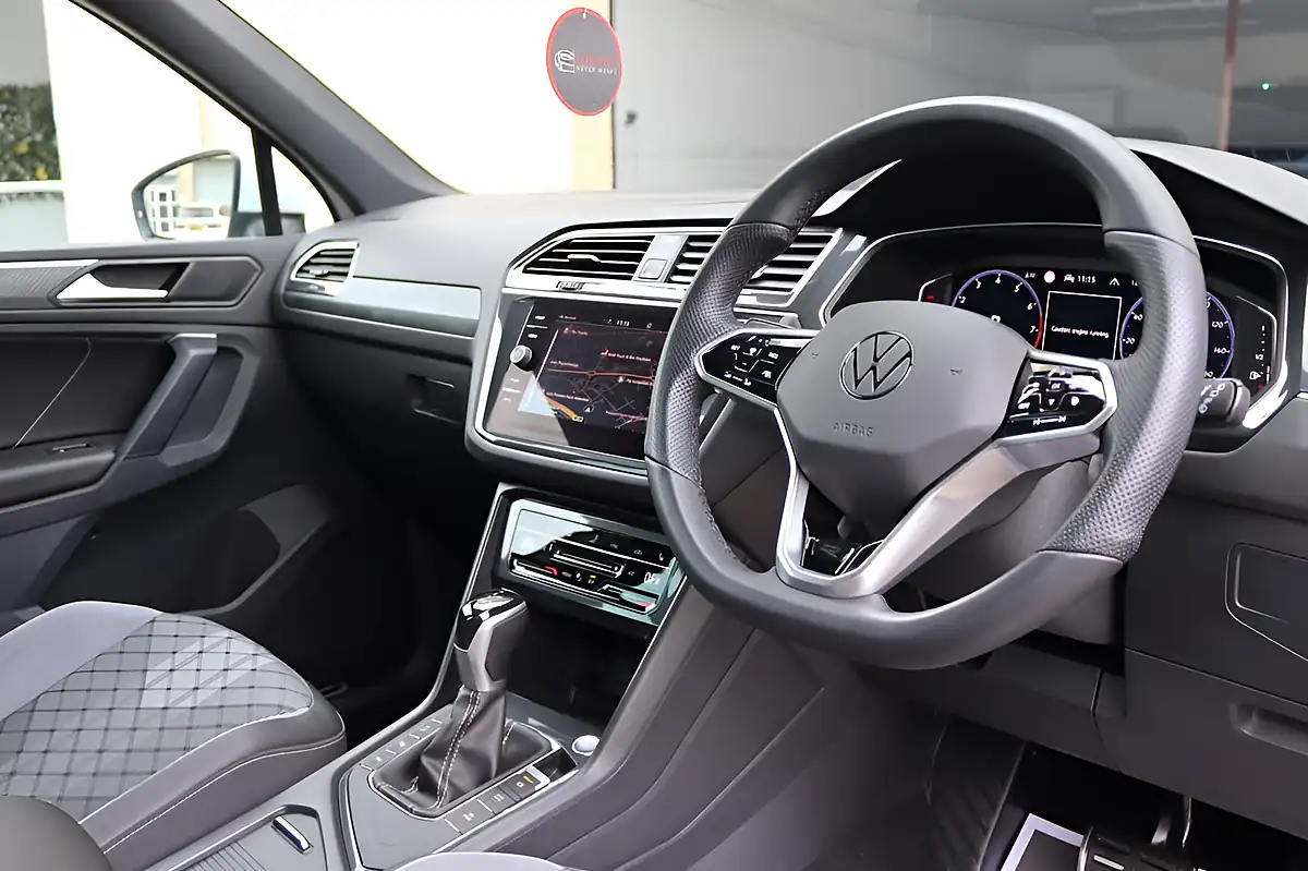 Used 2024 Volkswagen Tiguan R-Line Edition White - Interior and Exterior details 2