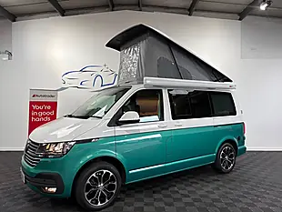 Used 2024 Volkswagen Transporter Campervan Highline White/Bayleaf Green - Interior and Exterior details 10