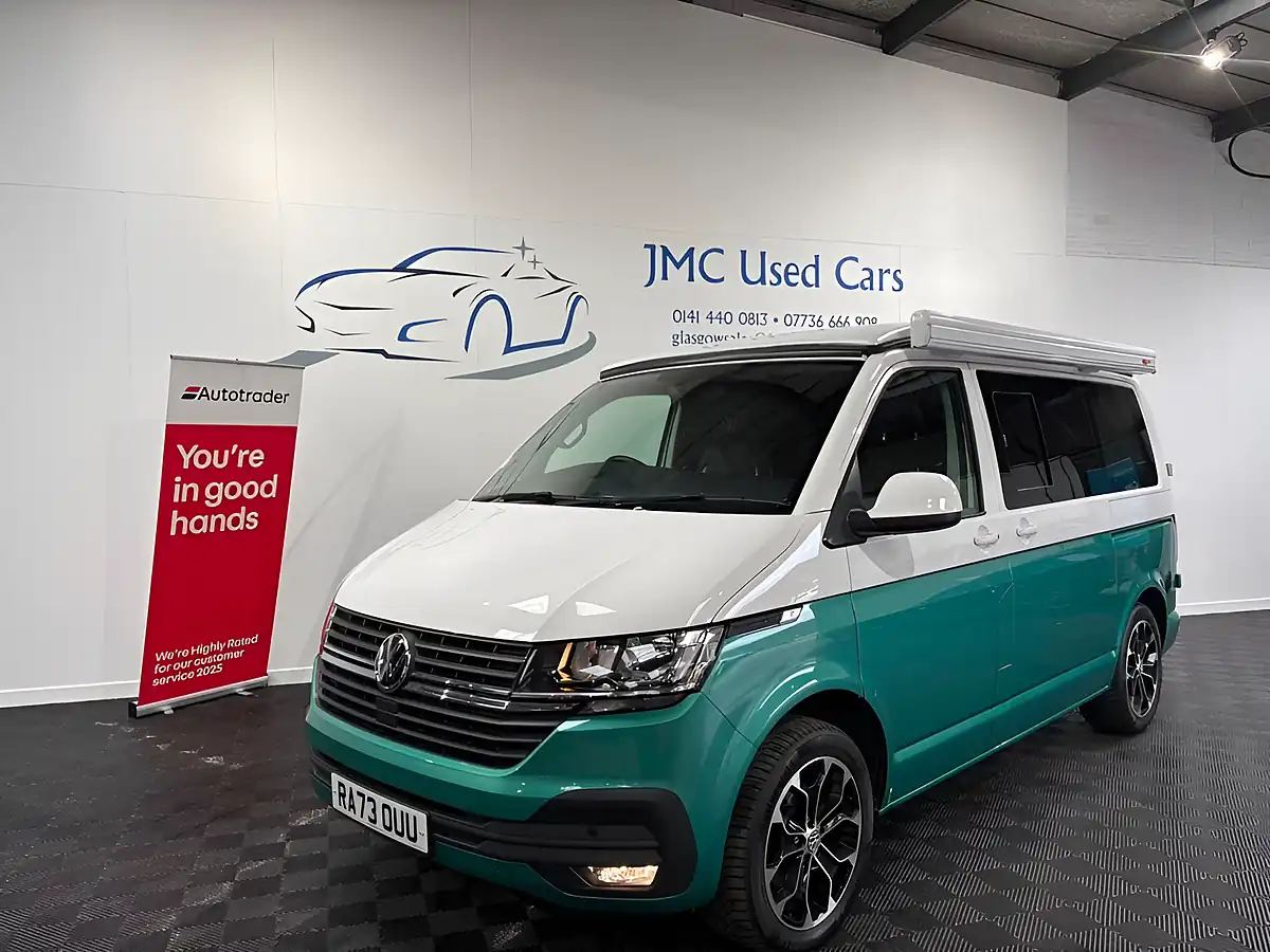 Used 2024 Volkswagen Transporter Campervan Highline White/Bayleaf Green - Interior and Exterior details 2