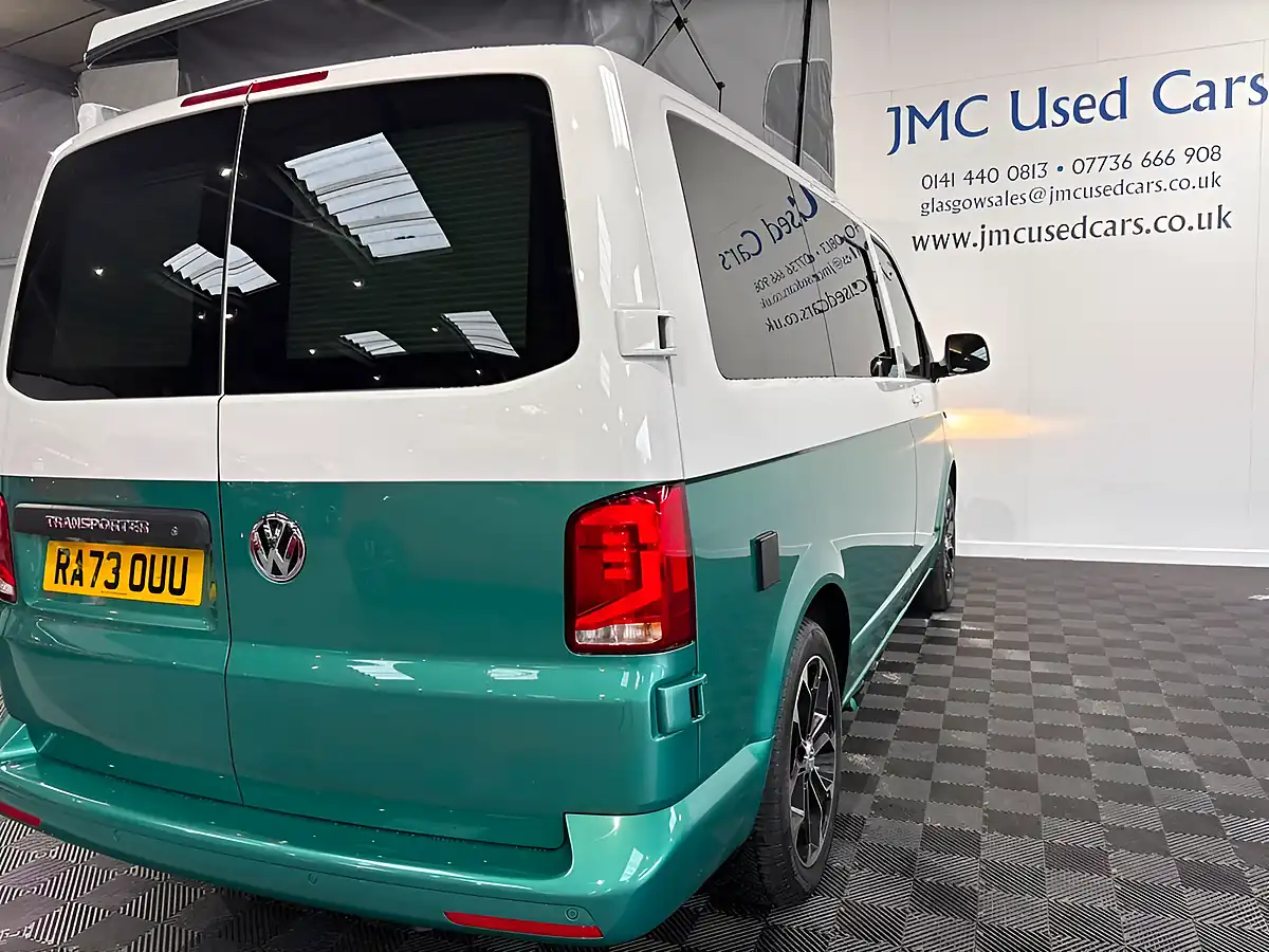 Used 2024 Volkswagen Transporter Campervan Highline White/Bayleaf Green - Interior and Exterior details 3