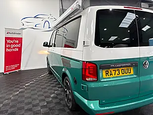 Used 2024 Volkswagen Transporter Campervan Highline White/Bayleaf Green - Interior and Exterior details 4