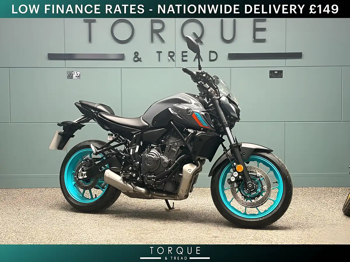 Used 2024 Yamaha MT-07 Hyper-Naked Grey - Front View