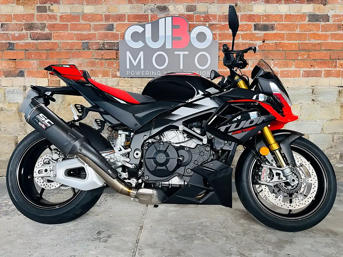 Used 2025 Aprilia Tuono 1100 V4 Factory Black - Interior and Exterior details 2
