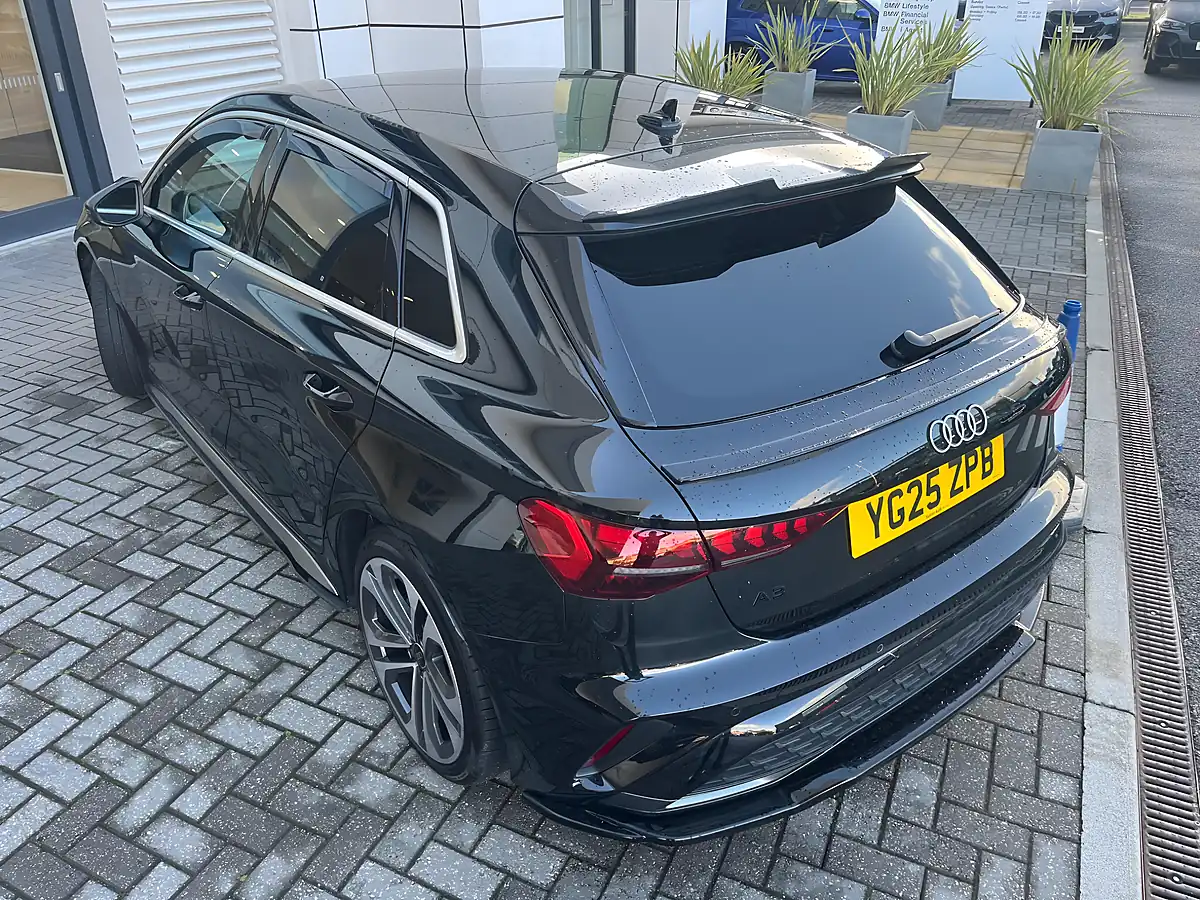 Used 2025 Audi A3 S Line Sportback Black - Interior and Exterior details 6