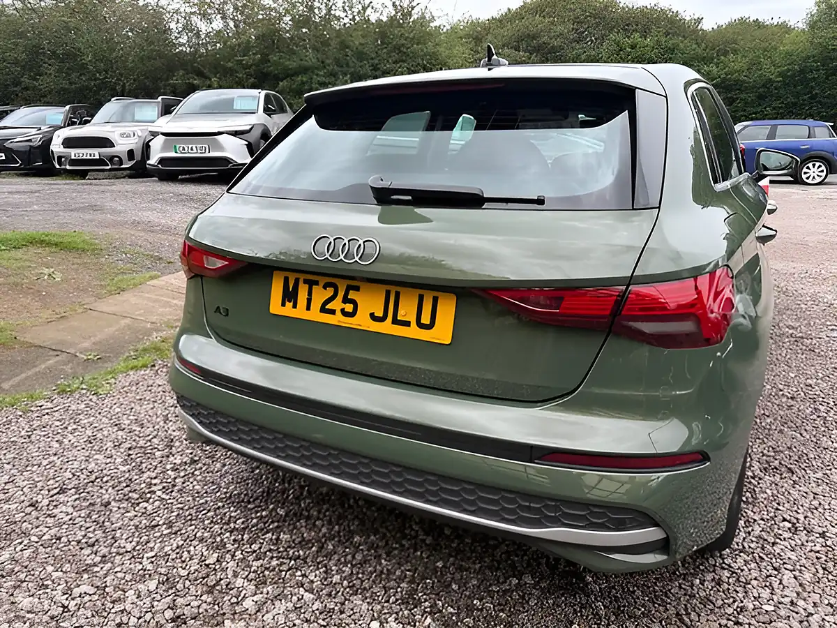 Used 2025 Audi A3 Sport Green - Interior and Exterior details 2