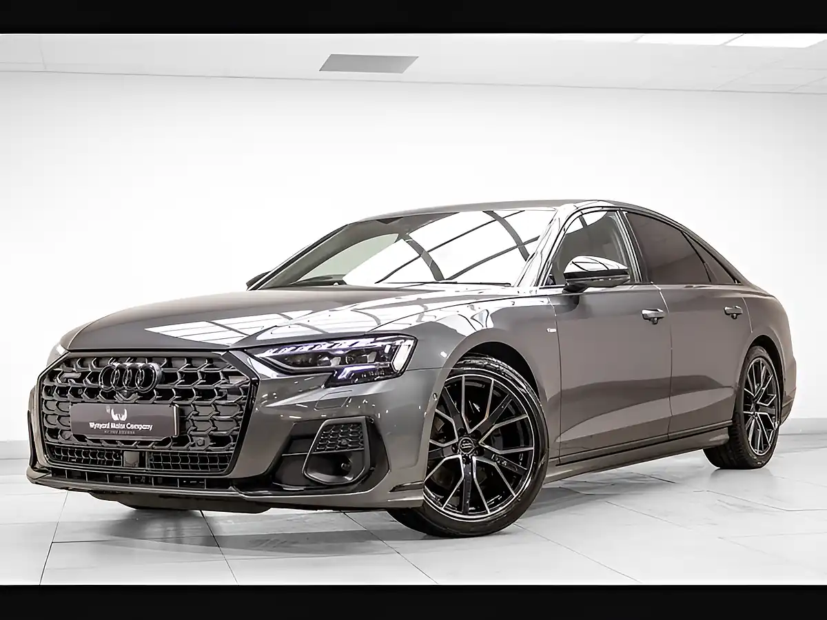 Used 2025 Audi A8 Black Edition Grey - Front View