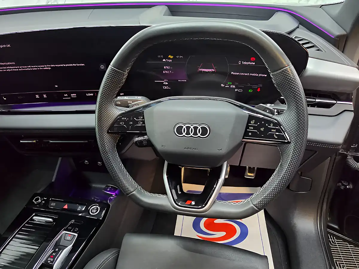 Used 2025 Audi Q6 E-Tron S Line Grey - Interior and Exterior details 10