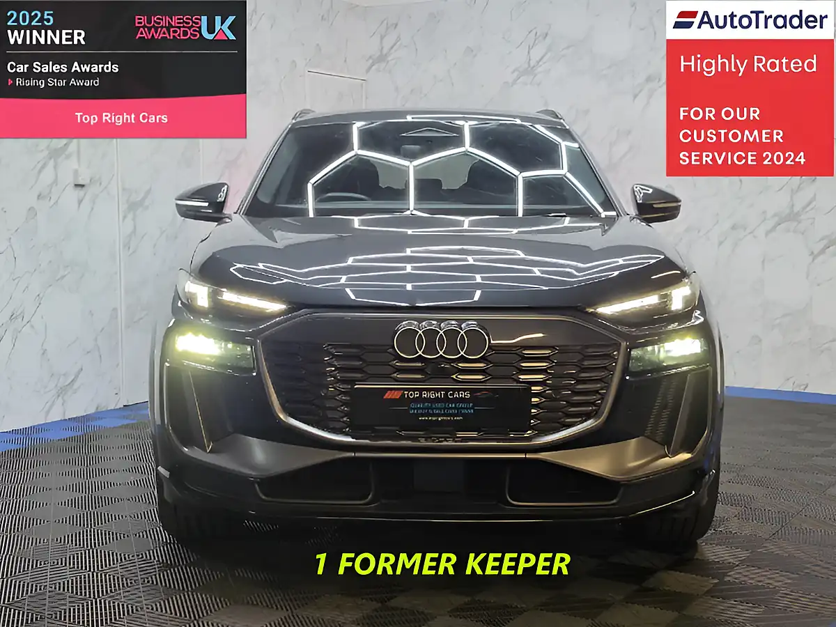 Used 2025 Audi Q6 E-Tron S Line Grey - Interior and Exterior details 3