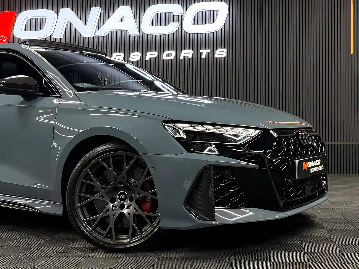 Used 2025 Audi RS3 Carbon Black Grey - Interior and Exterior details 13