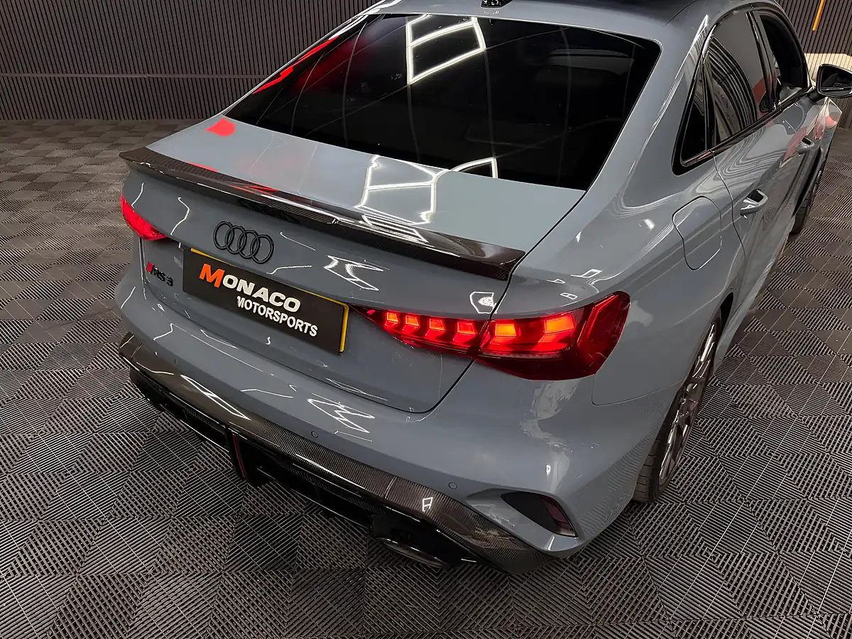 Used 2025 Audi RS3 Carbon Black Grey - Interior and Exterior details 14