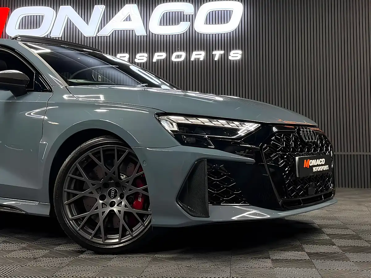 Used 2025 Audi RS3 Carbon Black Grey - Interior and Exterior details 2