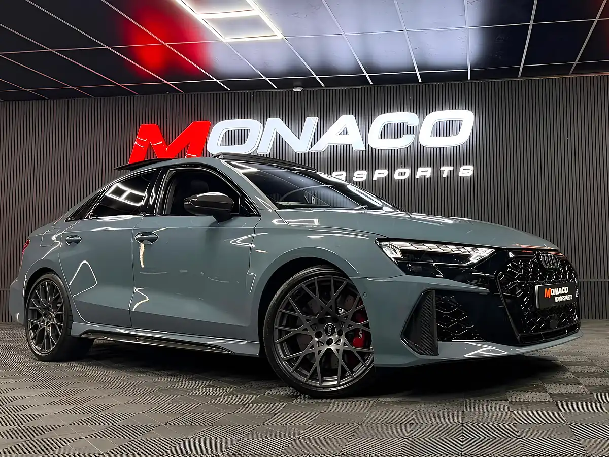 Used 2025 Audi RS3 Carbon Black Grey - Interior and Exterior details 4