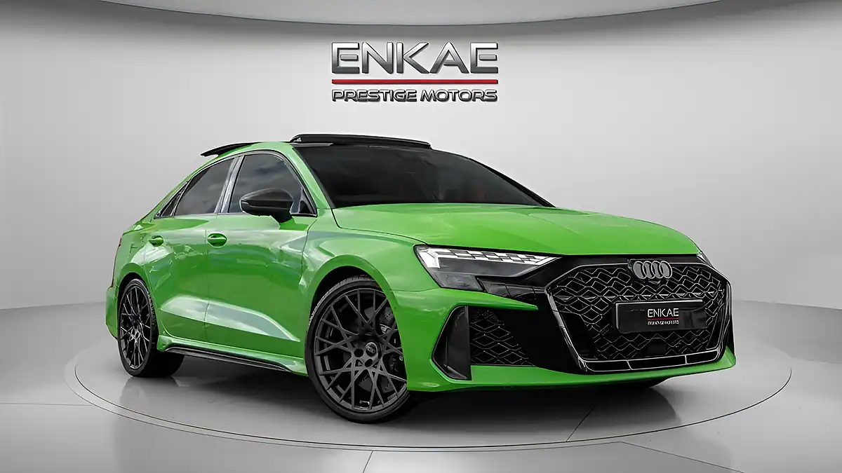 Used 2025 Audi RS3 Carbon Vorsprung Green - Front View