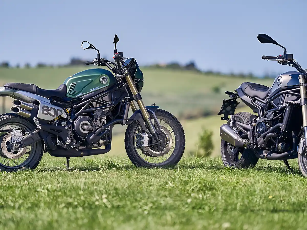 Used 2025 Benelli Leoncino 800 Trail Forest Green - Interior and Exterior details 7
