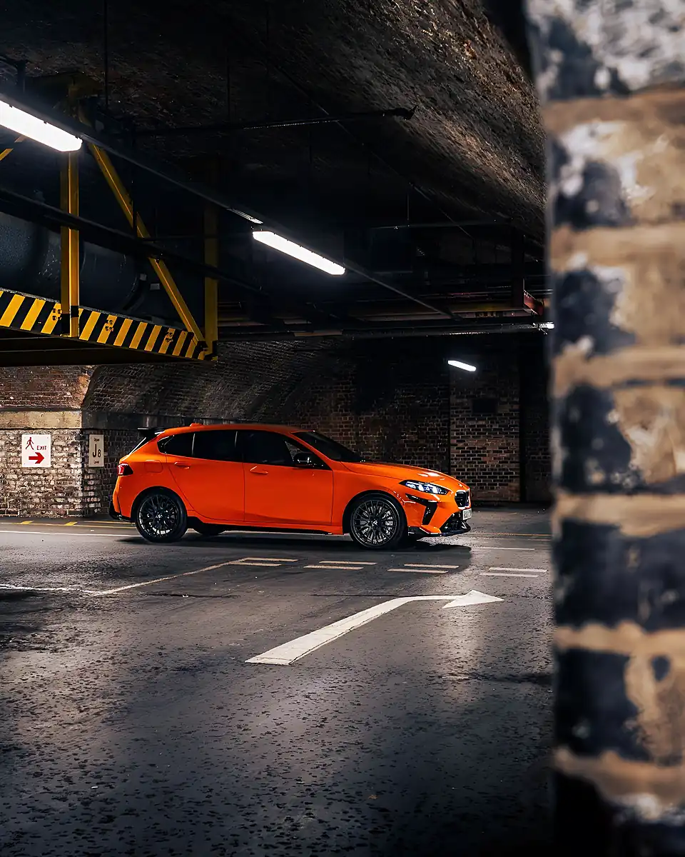 Used 2025 BMW 1 Series M135i BMW Individual Fire Orange - Interior and Exterior details 13