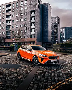 Used 2025 BMW 1 Series M135i BMW Individual Fire Orange - Interior and Exterior details 14
