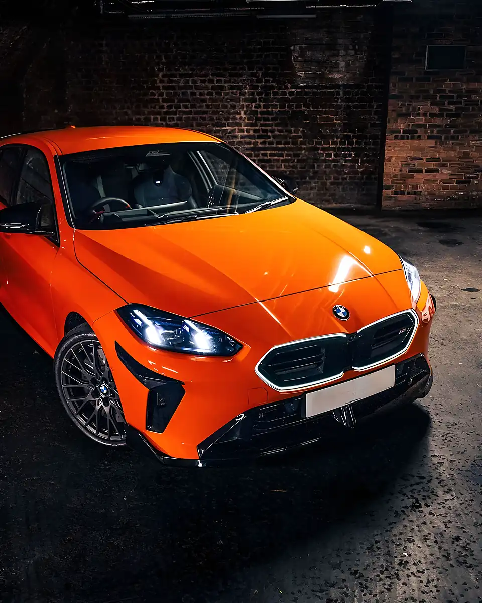 Used 2025 BMW 1 Series M135i BMW Individual Fire Orange - Interior and Exterior details 2