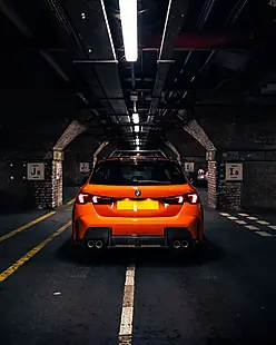 Used 2025 BMW 1 Series M135i BMW Individual Fire Orange - Interior and Exterior details 3