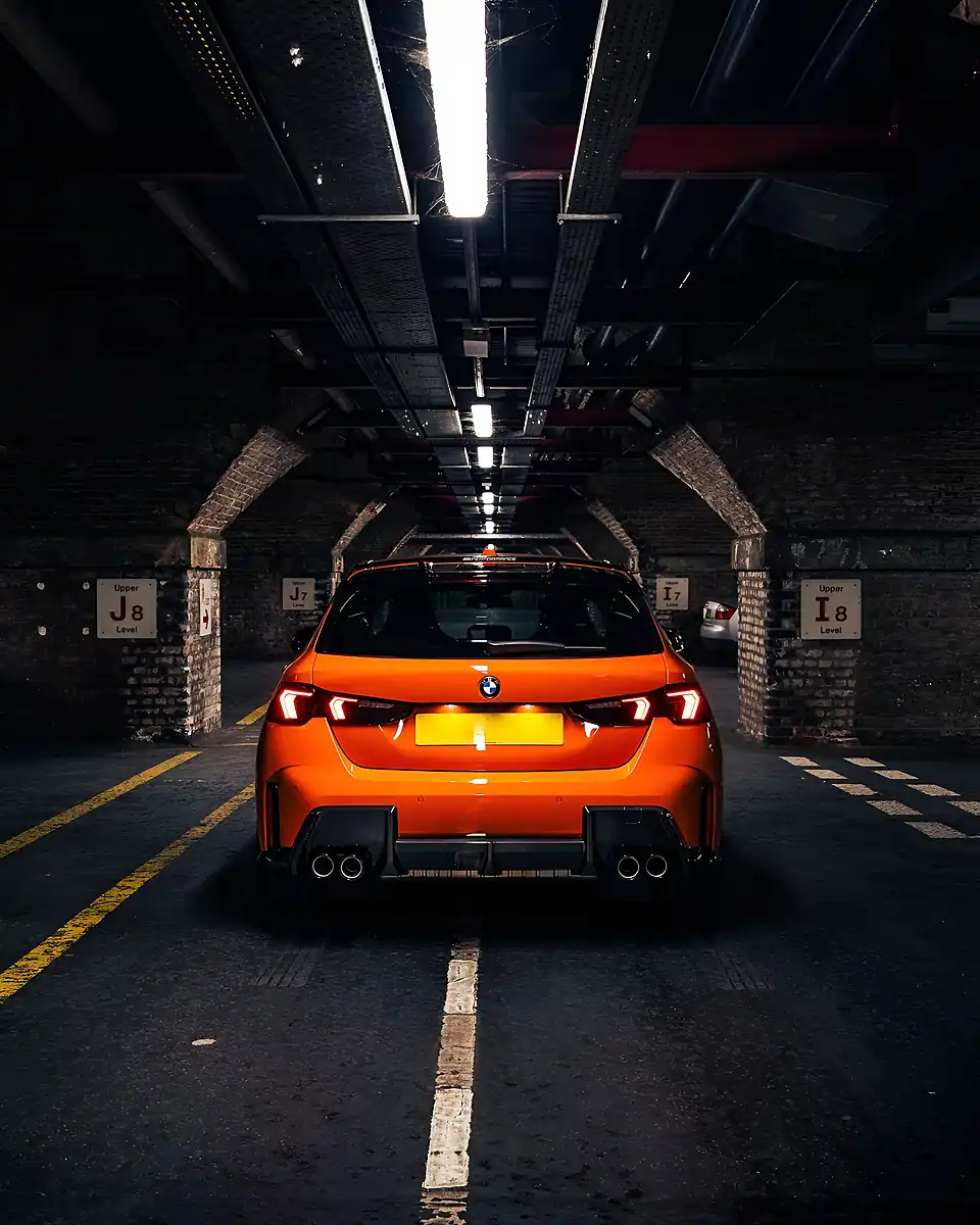 Used 2025 BMW 1 Series M135i BMW Individual Fire Orange - Interior and Exterior details 3