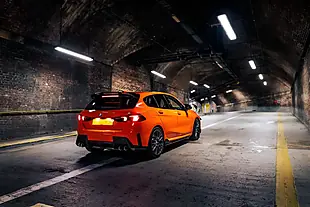 Used 2025 BMW 1 Series M135i BMW Individual Fire Orange - Interior and Exterior details 4