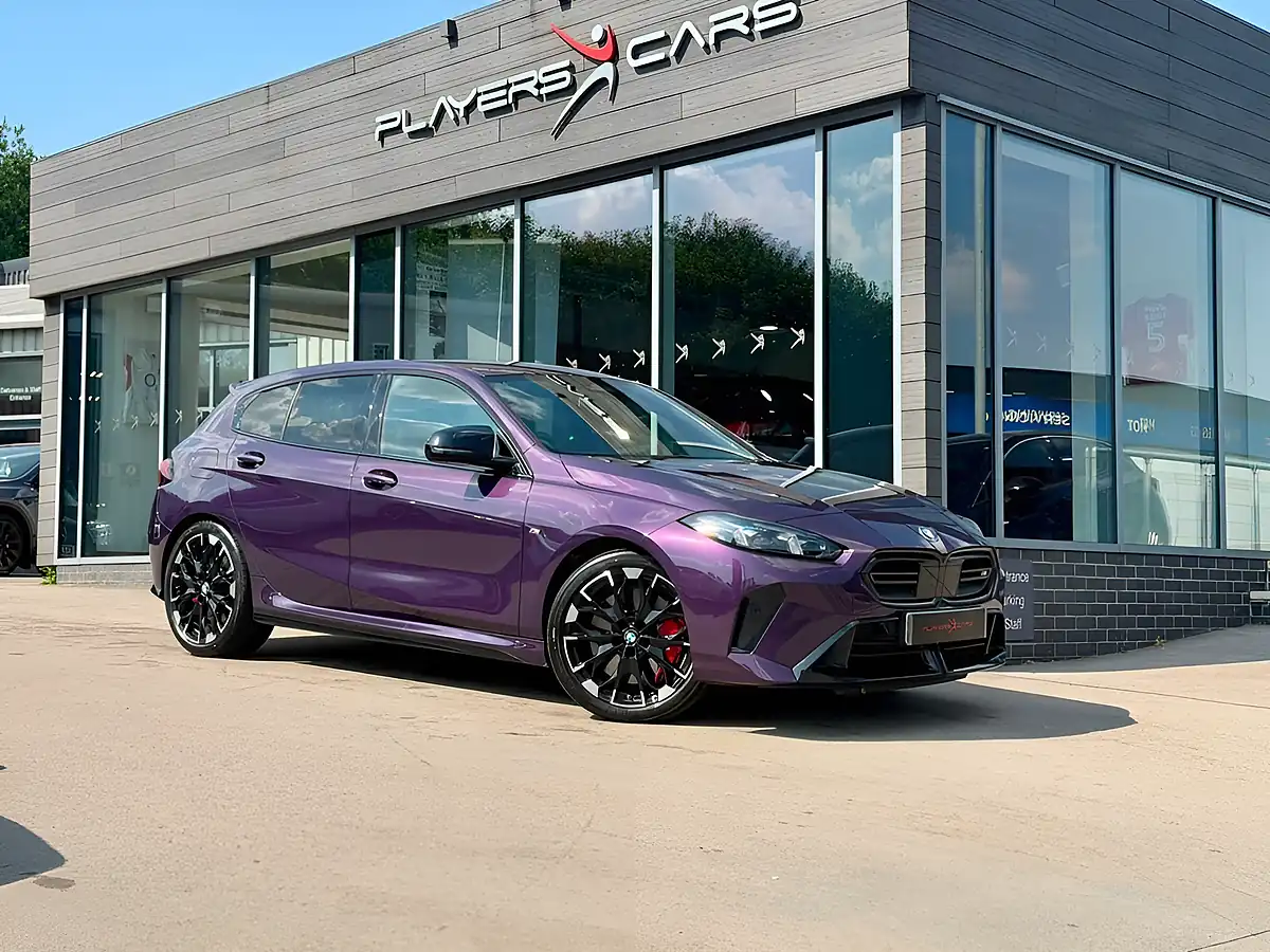 Used 2025 BMW 1 Series M135i Purple - Front View