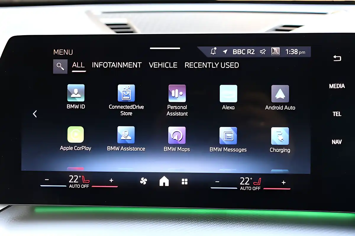 Used 2025 BMW iX2 Shadow Edition Fire Red - Interior and Exterior details 10
