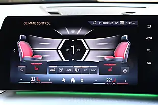 Used 2025 BMW iX2 Shadow Edition Fire Red - Interior and Exterior details 13