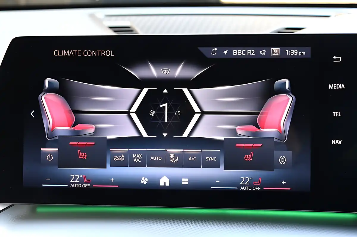Used 2025 BMW iX2 Shadow Edition Fire Red - Interior and Exterior details 13