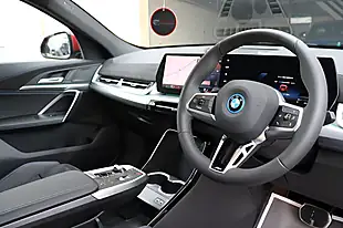 Used 2025 BMW iX2 Shadow Edition Fire Red - Interior and Exterior details 2