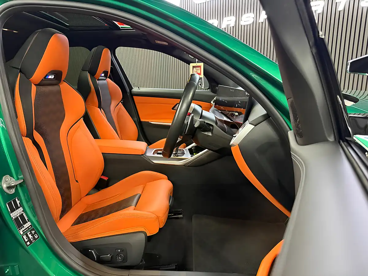 Used 2025 BMW M3 Competition Green - Interior and Exterior details 14