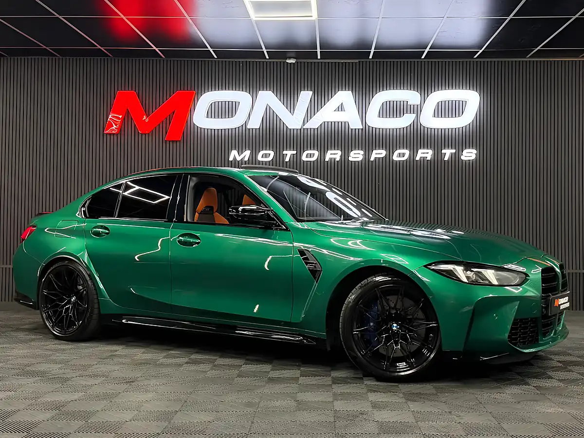 Used 2025 BMW M3 Competition Green - Interior and Exterior details 4
