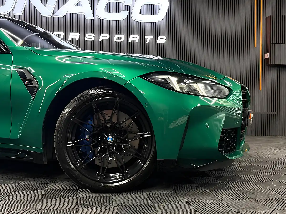 Used 2025 BMW M3 Competition Green - Interior and Exterior details 6