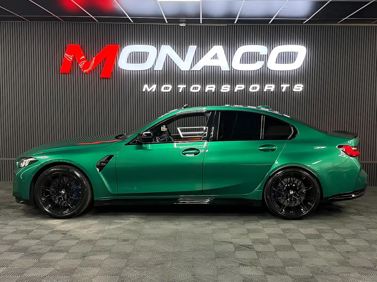 Used 2025 BMW M3 Competition Green - Interior and Exterior details 8