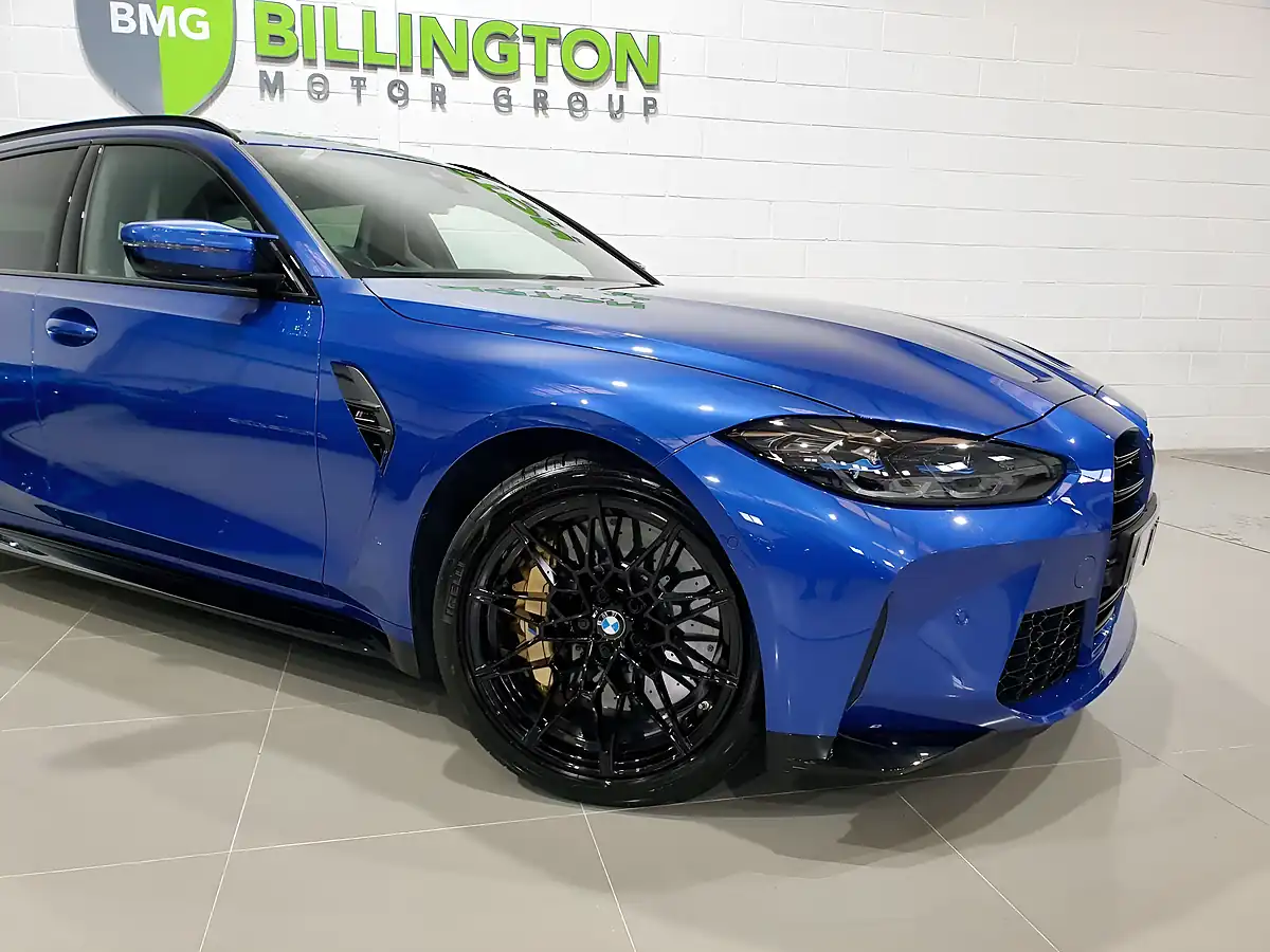 Used 2025 BMW M3 Competition Touring Blue - Interior and Exterior details 12