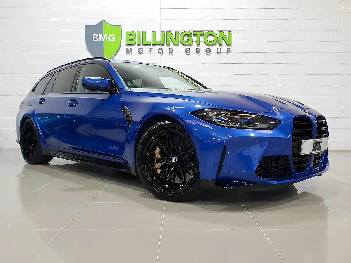 Used 2025 BMW M3 Competition Touring Blue - Interior and Exterior details 9