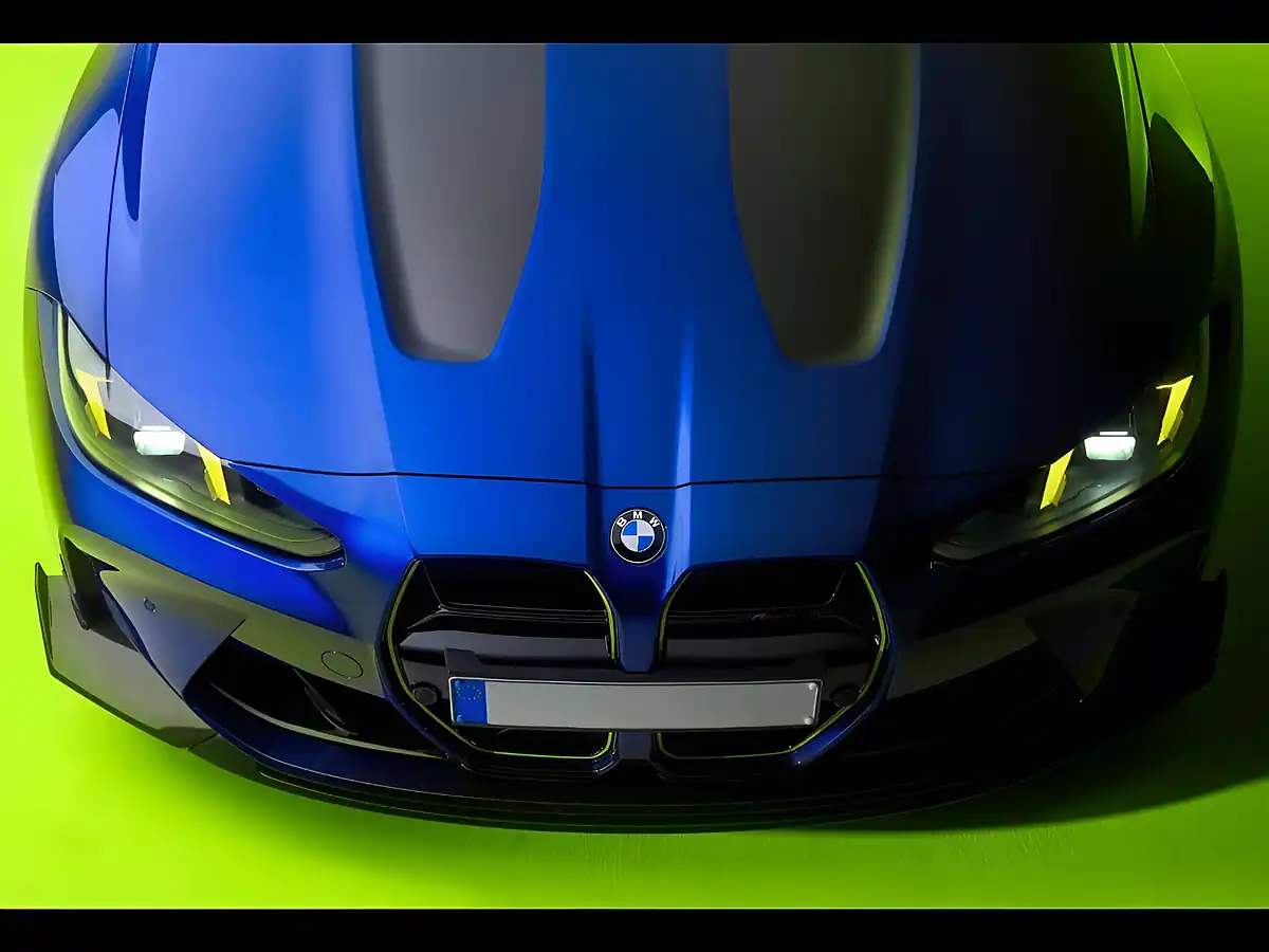 Used 2025 BMW M4 Cs Marina Bay Blue - Interior and Exterior details 11