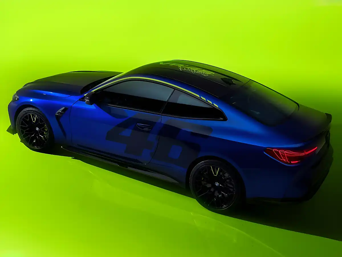 Used 2025 BMW M4 Cs Marina Bay Blue - Interior and Exterior details 5