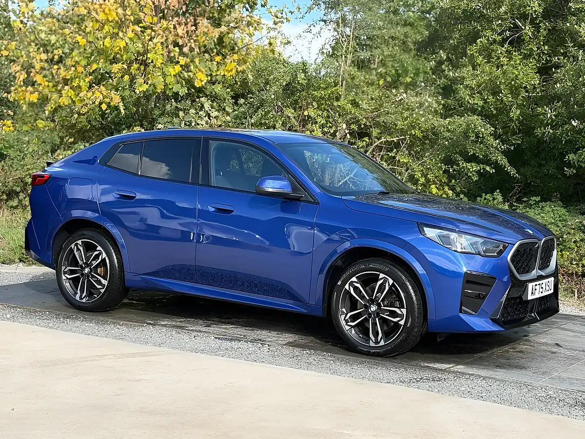 Used 2025 BMW X2 M Sport Blue - Interior and Exterior details 4