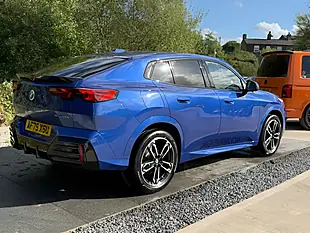 Used 2025 BMW X2 M Sport Blue - Interior and Exterior details 8