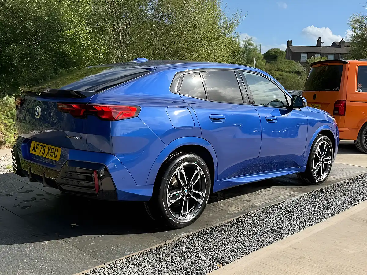 Used 2025 BMW X2 M Sport Blue - Interior and Exterior details 12