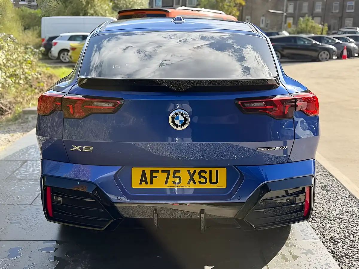 Used 2025 BMW X2 M Sport Blue - Interior and Exterior details 2