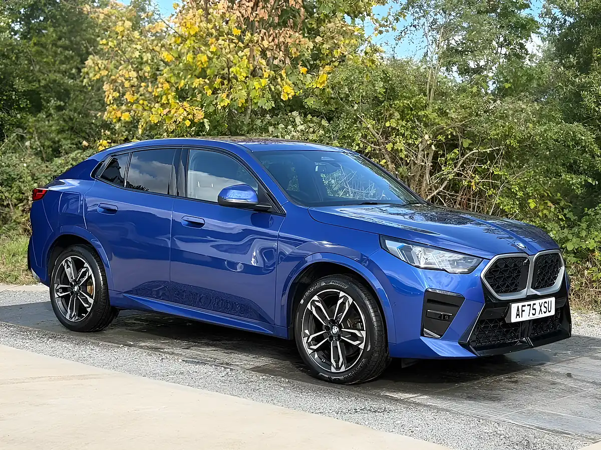 Used 2025 BMW X2 M Sport Blue - Interior and Exterior details 4